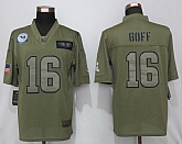 Nike Rams 16 Goff Camo Salute to Service Limited Jersey,baseball caps,new era cap wholesale,wholesale hats